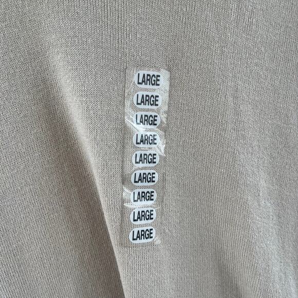 525 America Men's Tan V-Neck Pullover Sweater Size L. NWOT - Picture 4 of 6